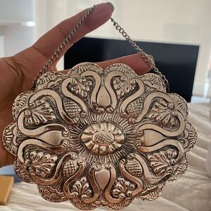 Turkish Wedding Mirror Silver 900